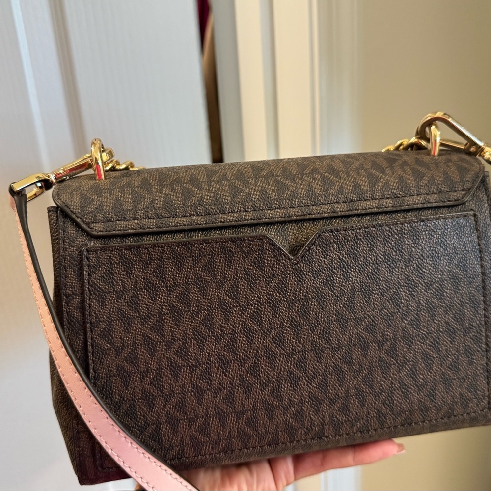 Michael Kors Pink and Gold Handbag - Picture 5 of 7